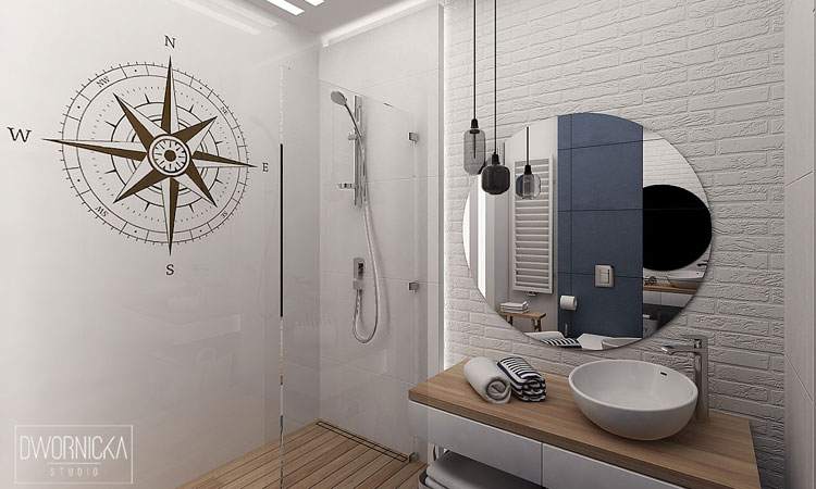 10. Apartamenty Sky Tower - łazienka.